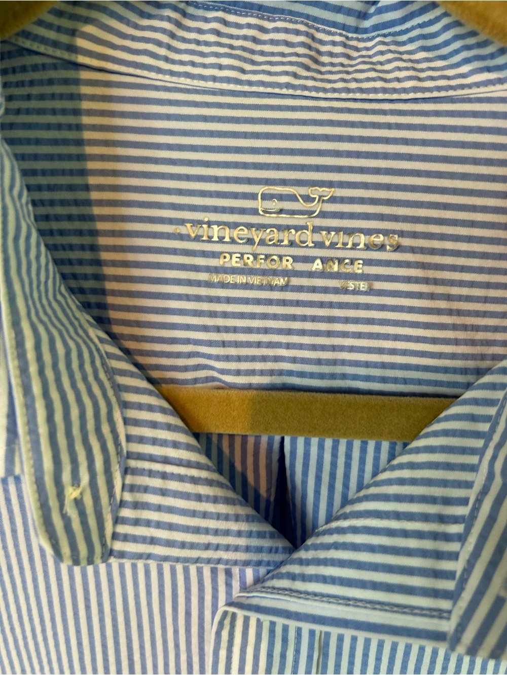 Vineyard Vines Men's Short Sleeve Seersucker Button Down XL - Picture 3 of 8